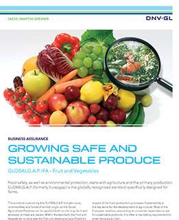 Global G.A.P IFA Fruit and Vegetables